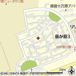 茨城県水戸市藤が原3丁目14周辺の地図