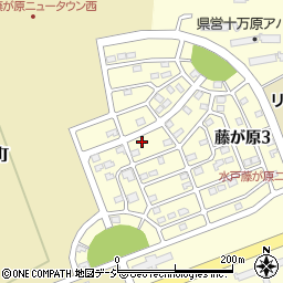 茨城県水戸市藤が原3丁目14-7周辺の地図