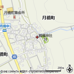 石川県白山市月橋町ヌ6周辺の地図