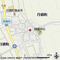 石川県白山市月橋町ヌ5周辺の地図
