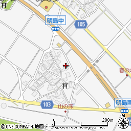 石川県白山市明島町ム6-1周辺の地図