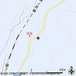 長野県東筑摩郡筑北村坂井1970周辺の地図