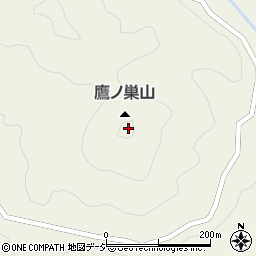 鷹ノ巣山周辺の地図