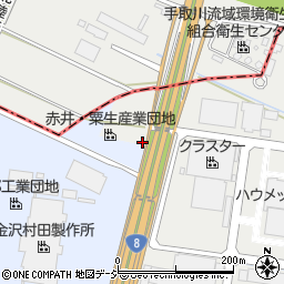石川県能美市粟生町ウ周辺の地図