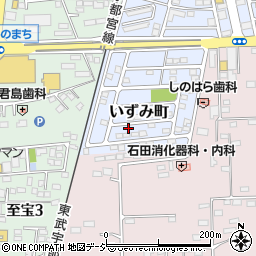 栃木県下都賀郡壬生町いずみ町3-3周辺の地図