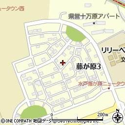 茨城県水戸市藤が原3丁目4-11周辺の地図