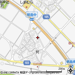 石川県白山市明島町ム13周辺の地図