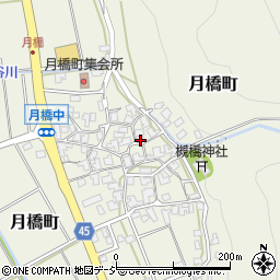 石川県白山市月橋町ヌ35周辺の地図