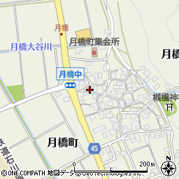 石川県白山市月橋町ル3-2周辺の地図