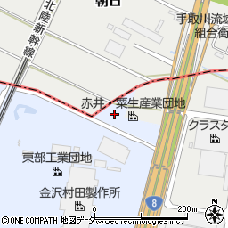 石川県能美市赤井町（に）周辺の地図