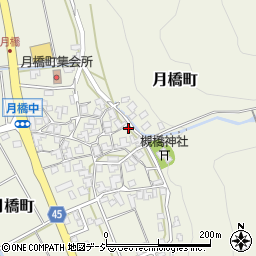 石川県白山市月橋町ヌ32周辺の地図