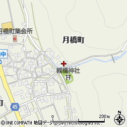 石川県白山市月橋町ヌ8周辺の地図