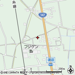 長野県大町市常盤3656周辺の地図