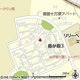 茨城県水戸市藤が原3丁目4周辺の地図