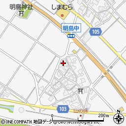 石川県白山市明島町ム18周辺の地図