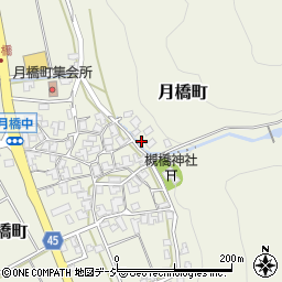 石川県白山市月橋町ヌ13周辺の地図