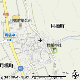 石川県白山市月橋町ヌ31周辺の地図