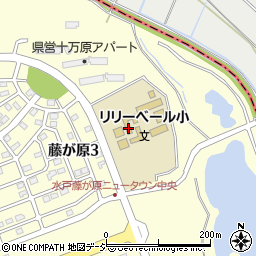 茨城県水戸市藤が原3丁目1117-1288周辺の地図