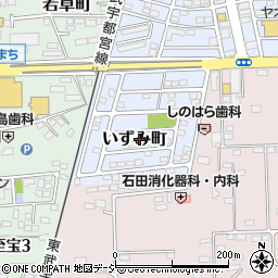 栃木県下都賀郡壬生町いずみ町4周辺の地図