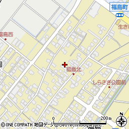 石川県能美市福島町ワ周辺の地図
