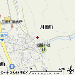 石川県白山市月橋町ヌ14周辺の地図