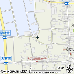 長野県千曲市力石77周辺の地図