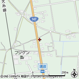 長野県大町市常盤3631周辺の地図