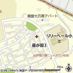 茨城県水戸市藤が原3丁目2-10周辺の地図