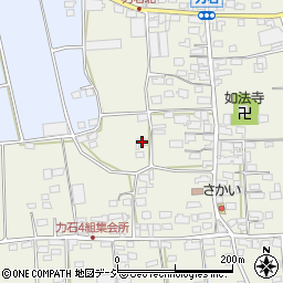 長野県千曲市力石75周辺の地図