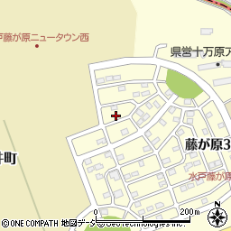 茨城県水戸市藤が原3丁目12-3周辺の地図