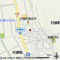 石川県白山市月橋町ヌ48周辺の地図