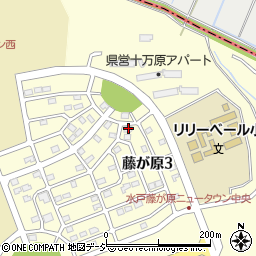 茨城県水戸市藤が原3丁目2-9周辺の地図