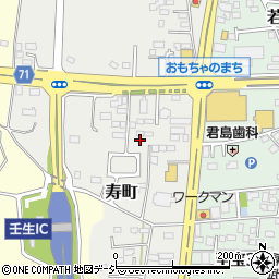 栃木県壬生町（下都賀郡）寿町周辺の地図