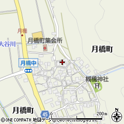 石川県白山市月橋町ヌ28周辺の地図