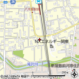 Ａ渋川市・金庫のトラブル対応　２４ｘ３６５安心受付センター周辺の地図