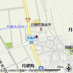 石川県白山市月橋町ヌ52周辺の地図