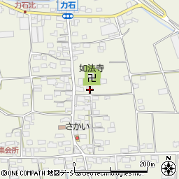 長野県千曲市力石698周辺の地図