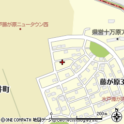 茨城県水戸市藤が原3丁目12-6周辺の地図