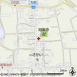 長野県千曲市力石697周辺の地図