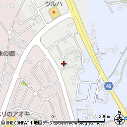 栃木県真岡市下籠谷4243-10周辺の地図