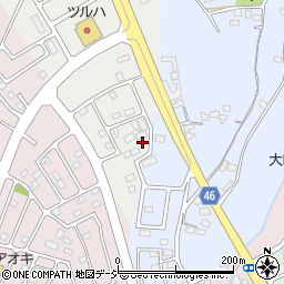 栃木県真岡市下籠谷4241-5周辺の地図