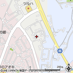 栃木県真岡市下籠谷4243-8周辺の地図