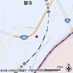 富山県富山市蟹寺146-1周辺の地図