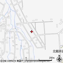 北軽井沢　森の別荘周辺の地図