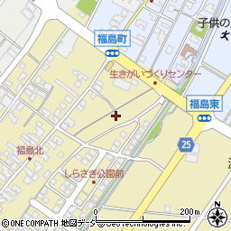 石川県能美市福島町ヌ周辺の地図