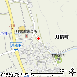 石川県白山市月橋町ヌ周辺の地図