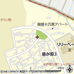 茨城県水戸市藤が原3丁目3-5周辺の地図
