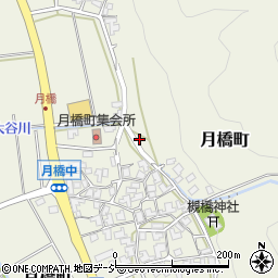 石川県白山市月橋町ヌ21周辺の地図