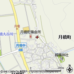 石川県白山市月橋町ヌ25周辺の地図