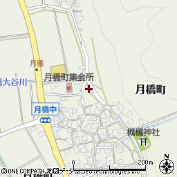 石川県白山市月橋町ヌ24周辺の地図